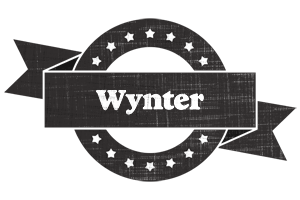 Wynter grunge logo