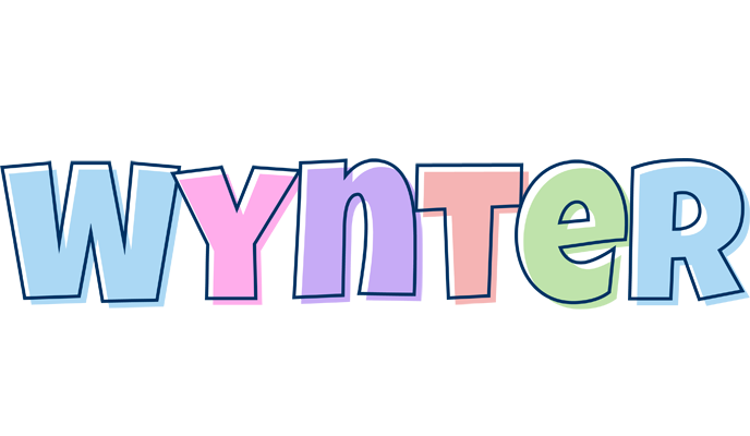 Wynter pastel logo