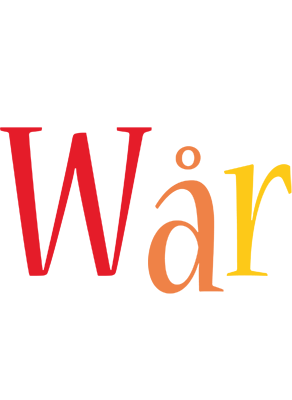 Wår birthday logo