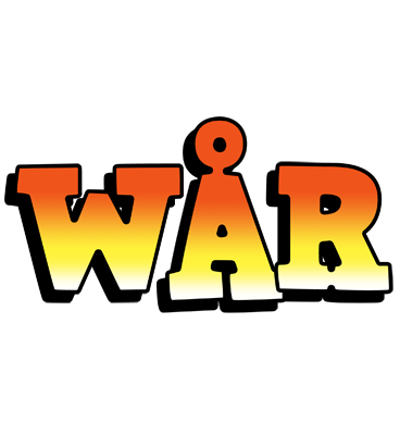 Wår sunset logo