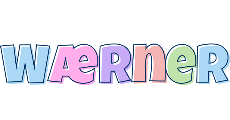 Wærner pastel logo