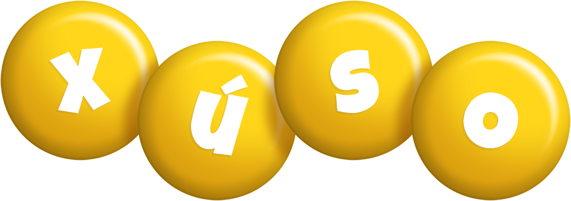 Xúso candy-yellow logo