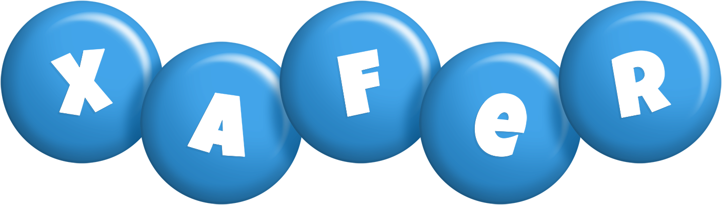 Xafer candy-blue logo