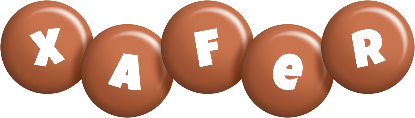 Xafer candy-brown logo