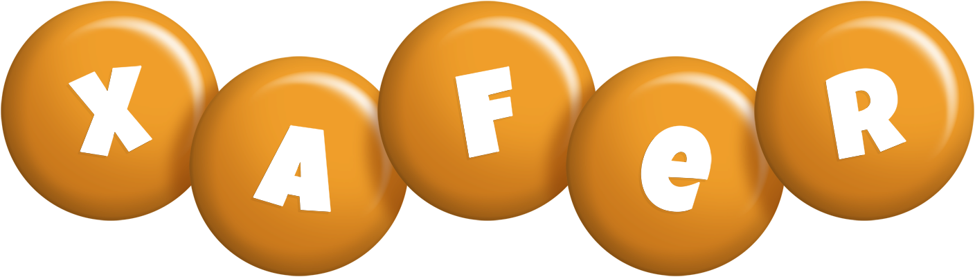 Xafer candy-orange logo