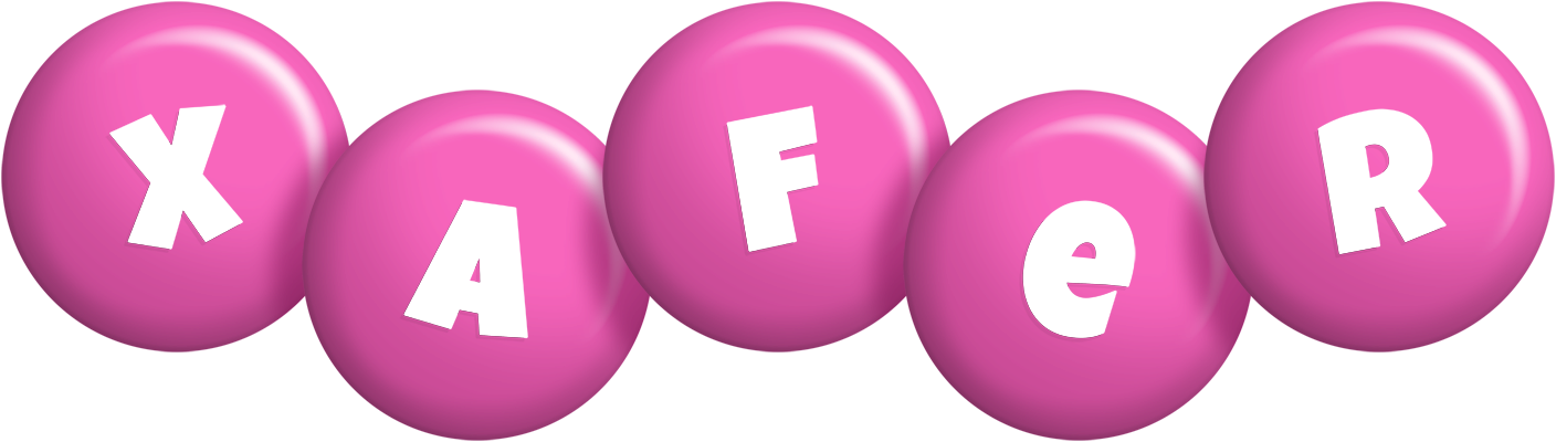 Xafer candy-pink logo