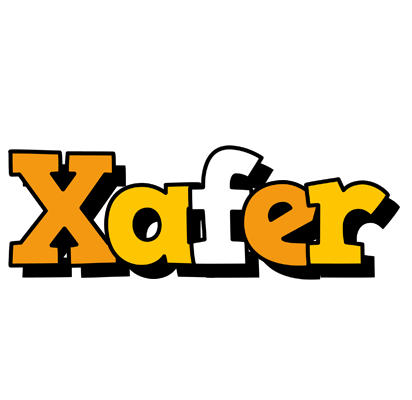Xafer cartoon logo