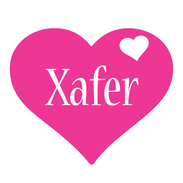 Xafer love-heart logo