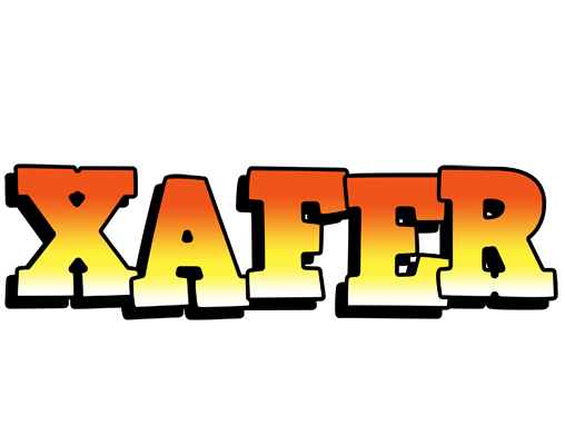 Xafer sunset logo