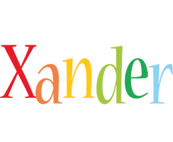 Xander birthday logo