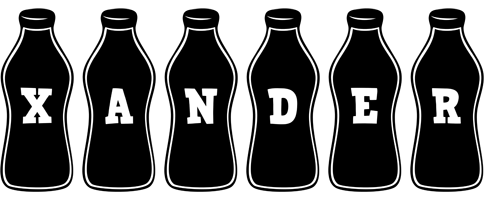 Xander bottle logo