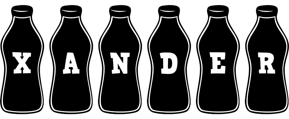 Xander bottle logo