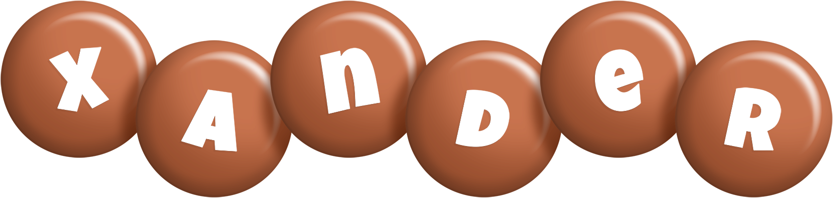 Xander candy-brown logo