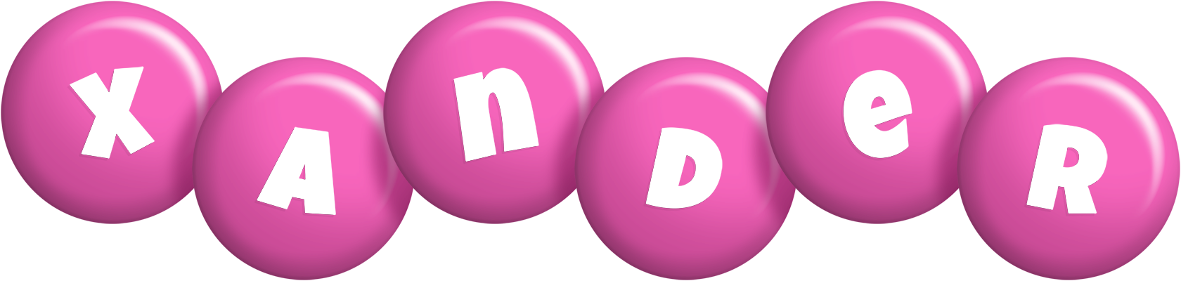 Xander candy-pink logo
