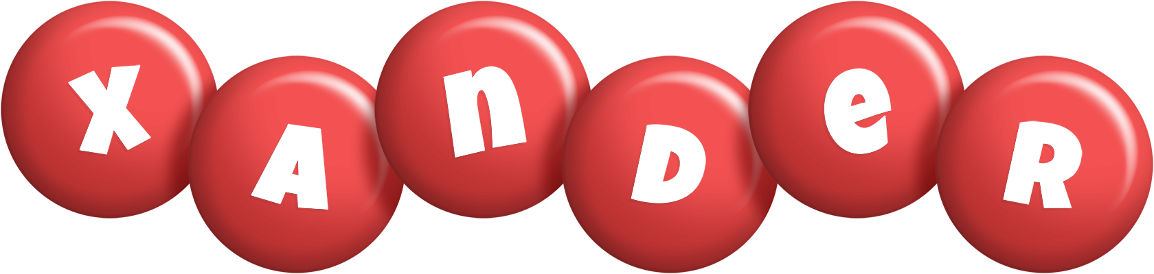 Xander candy-red logo