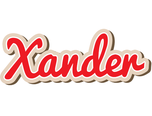 Xander chocolate logo