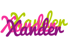 Xander flowers logo