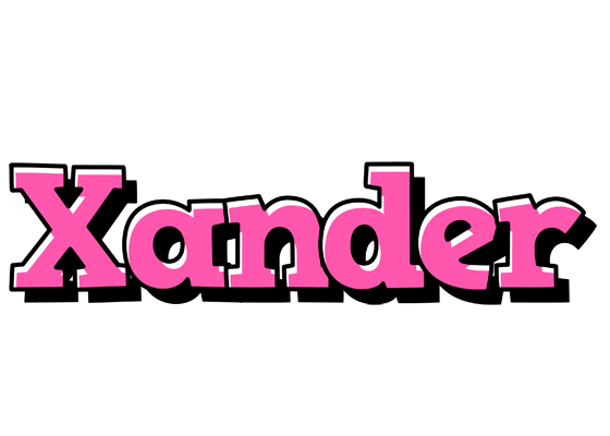 Xander girlish logo