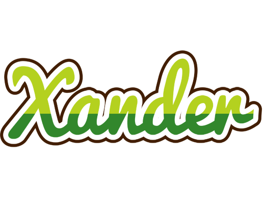 Xander golfing logo