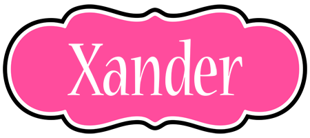 Xander invitation logo