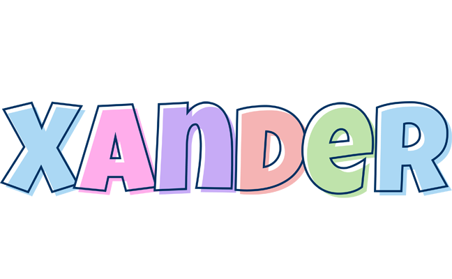 Xander pastel logo