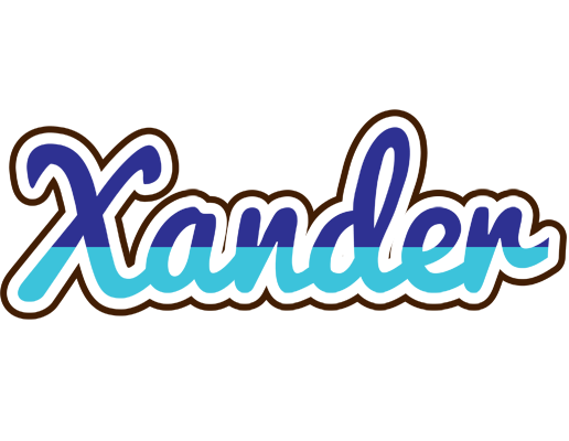 Xander raining logo