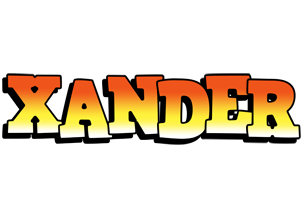 Xander sunset logo