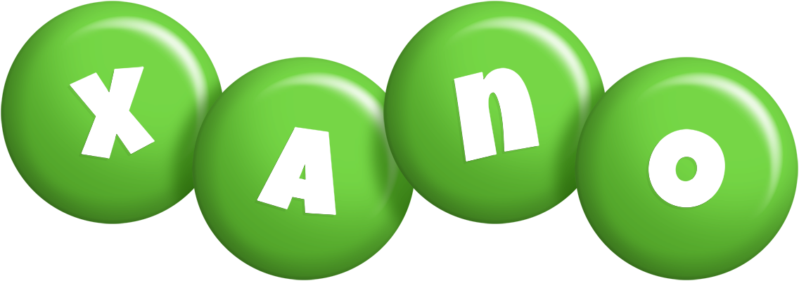 Xano candy-green logo