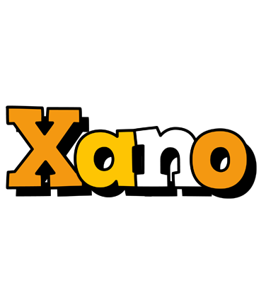 Xano cartoon logo