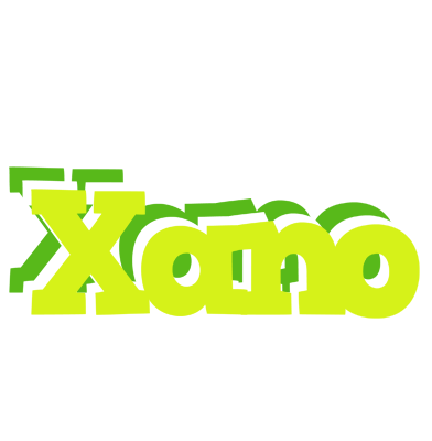 Xano citrus logo