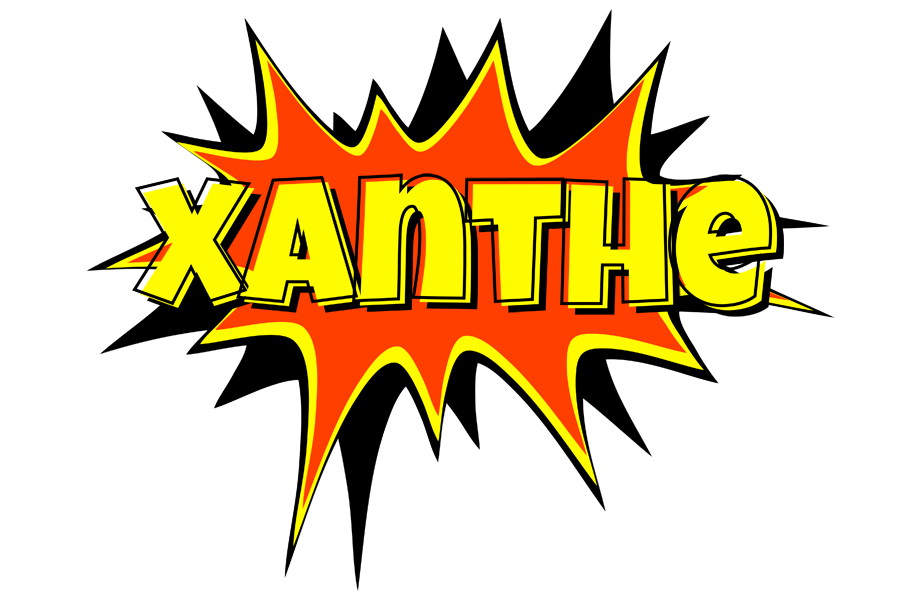 Xanthe bazinga logo