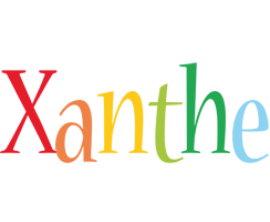 Xanthe birthday logo