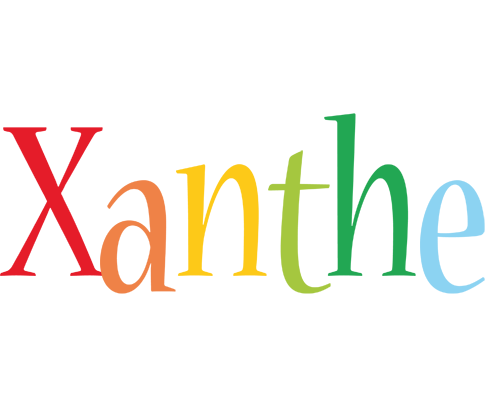 Xanthe birthday logo