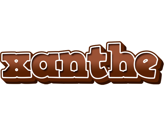 Xanthe brownie logo