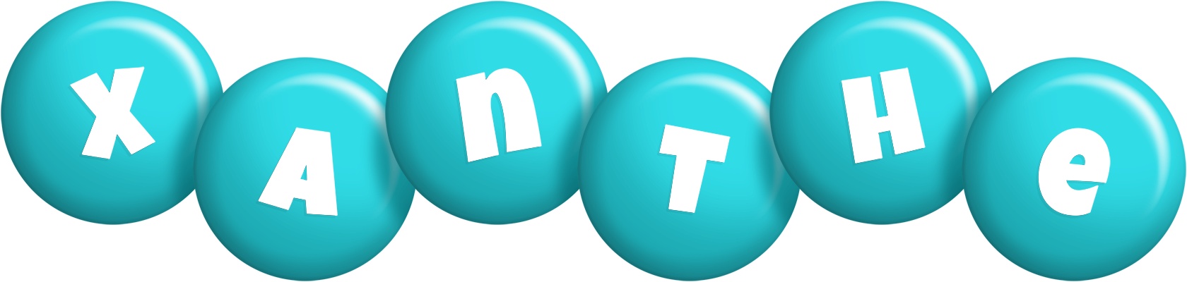 Xanthe candy-azur logo