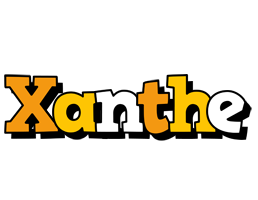 Xanthe cartoon logo