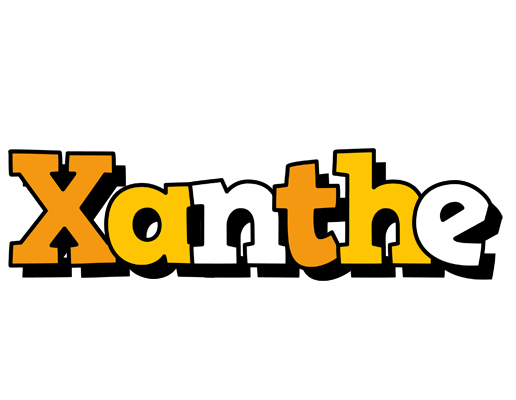 Xanthe cartoon logo