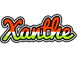 Xanthe exotic logo