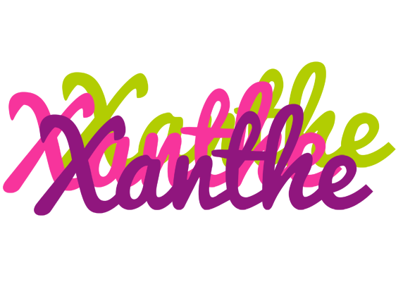 Xanthe flowers logo