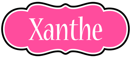 Xanthe invitation logo