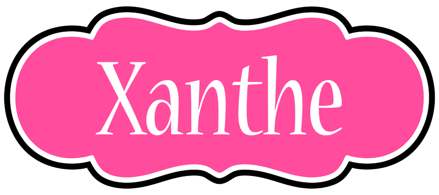 Xanthe invitation logo