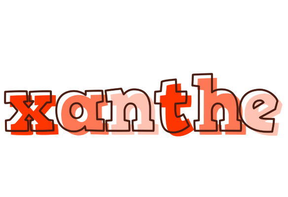 Xanthe paint logo