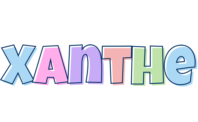 Xanthe pastel logo