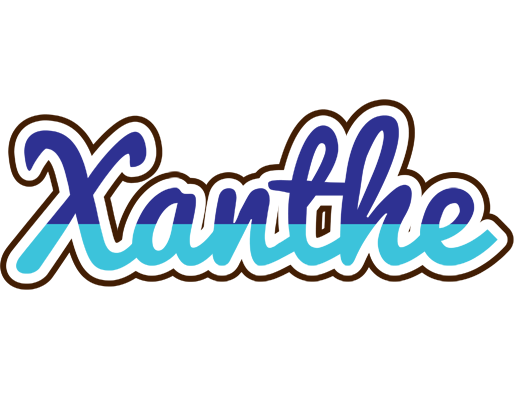 Xanthe raining logo