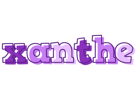Xanthe sensual logo