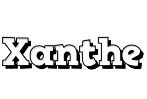 Xanthe snowing logo