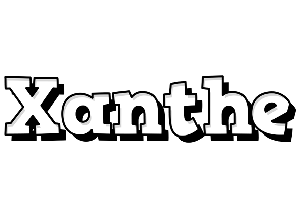 Xanthe snowing logo