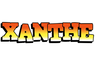 Xanthe sunset logo