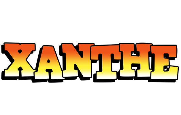 Xanthe sunset logo