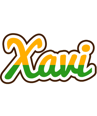 Xavi banana logo